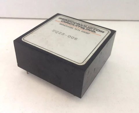 SEMICONDUCTOR CIRCUITS AC/DC POWER SOURCE SUPPLY - SQ23-006