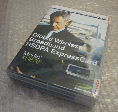 Novatel Wireless Merlin XU870 Global Wireless Broadband ExpressCard HSDPA 3.6