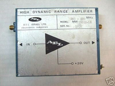 AEL High Dynamic Range Amplifier 220-520 MHz MW13920-12