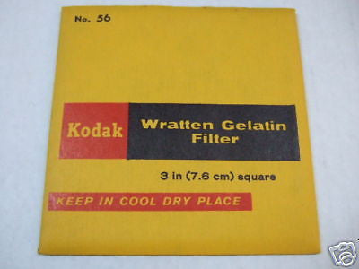 Kodak Wratten Gelatin Filter No. 56 3'' 76mm F.Sealed
