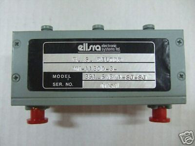 Elisra B.S. Filter MW-11300-3-391.6/8/1-SJ-SJ NEW