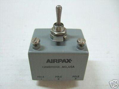 Airpax Magnetic Circuit Breaker 3Pole M39019/06-216 NEW