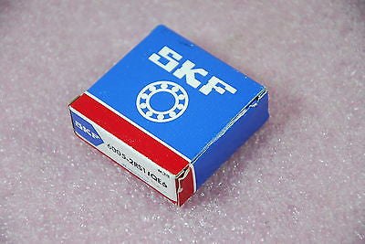 Pair of SKF 6005-2RS1/QE6 Bearing Made in Italy NEW