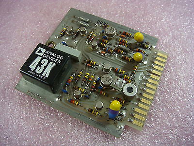 Teledyne AFC Amp Amplifier 300078 Circuit Board Plug In W/Analog Devices 43K