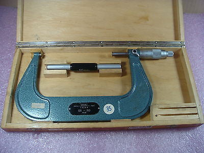 TESA Vintage Classic 125-150mm Metric Micrometer W/ Box & Standard Swiss Made