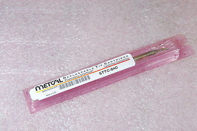 METCAL USA Replacement Soldering Iron Tip Cartridge Lead Free STTC-840 Used