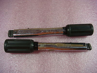 Pair Sturtevant Richmont Torque Wrench CCM-150I 30 to 150 in/Lb for REPAIR/PARTS