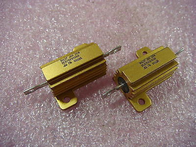 LOT 2 RER70FR100R JAN 0.1 OHM 1% 20W Resistors New