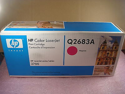 NEW HP GENUINE Q2683A 3700 Magenta Toner Cartridge - SEALED BOX