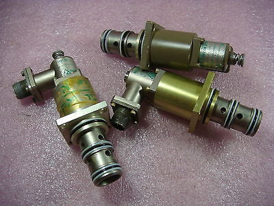 LOT 3 Valve Research 30241-1M 3-Way Operated Solenoid Valve Used