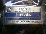 INTERPOINT P/N: FMA-461F/ES EMI FILTER MODULE MADE IN USA NEW!