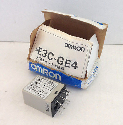 NEW! OMRON PHOTOELECTRIC SWITCH AMPLIFIER UNIT - E3C-GE4