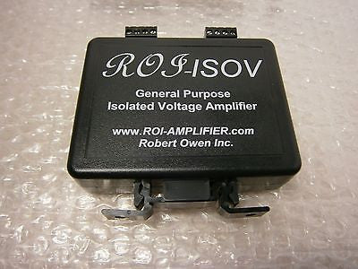 ROI-ISOV +/-10V DC 50KHz 2-Way Isolation Amplifier Signal Isolator ROI-ISOV10