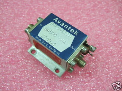 Avantek UTC5-111M 5-500MHz SMA RF Amplifier Amp Used