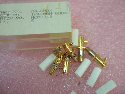 M4-Coax Plug Connector Coaxial Golden W/Screw Option