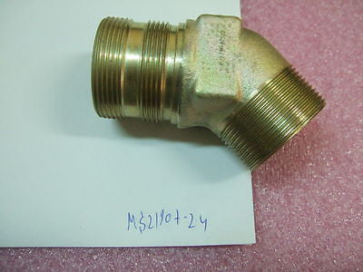 United Supply MS21907-24 MS2190724 Elbow Fitting New