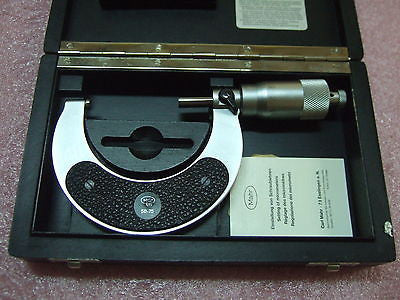 Carl Mahr 50-75mm Outside Micrometer With Original Box