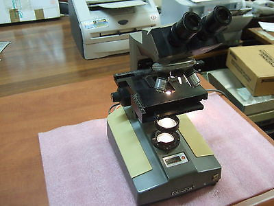 Olympus BH BHB Microscope + 4 Objectives & 2 WF10X Eyepieces 220V-240V Operated