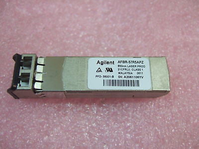 Pair of Agilent 4GB AFBR-57R5APZ Optical Transceiver 850nm Wrty