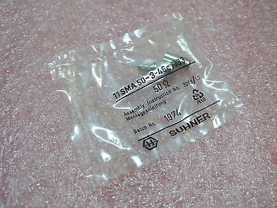 Lot of 3 pcs - HUBER & SUHNER 11 SMA-50-3-46c/133 SMA Cable Plug Connector 11SMA
