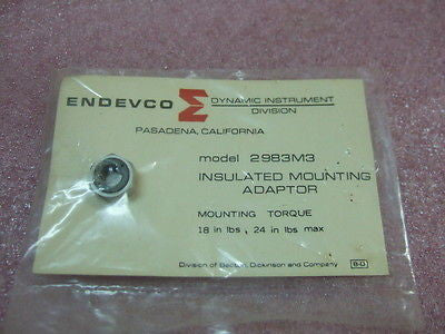 ENDEVCO 2983M3 2983-M3 Insulated Mounting Adaptor New Old Stock