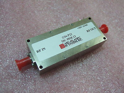 MID-ATLANTIC G34-P23 Low Noise Amplifier 0.9-1.3 GHz 34-37DB Amplifier NEW