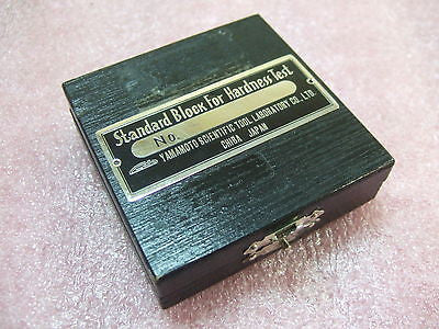YAMAMOTO Standard Block for Hardness Test BOX ONLY! Will fit a 1 3/16'' Block