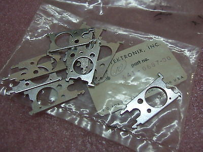 Lot 9 Tektronix 441-0687-00 Metal plates NOS