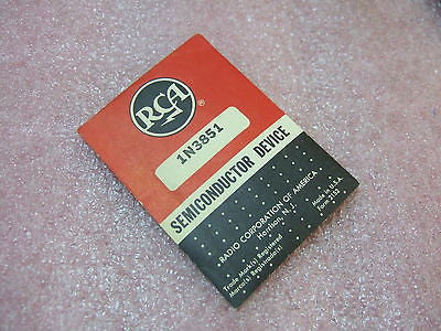 RCA 1N3851 Semiconductor Device NOS Made In USA