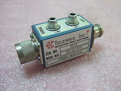 TELEWAVE PM-2A-900 850-900 Mhz Power Monitor Port. N/M Input - N/F Output USED