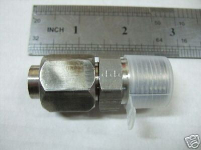 Pipe To Tube Straight Adapter 8-8FBTX-SS New