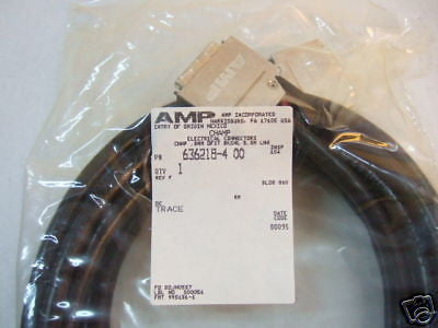 AMP Tyco 636218-4 CHMP .8MM BKSHL 5M Cable Assembly