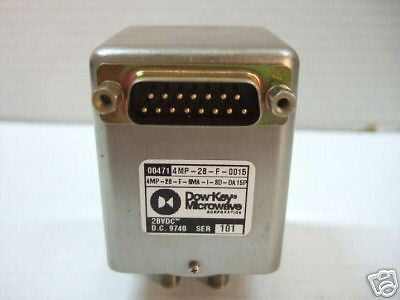 DowKey Microwave RF Switch 4MP-28-F-SMA-I-SD-DA15P 0015